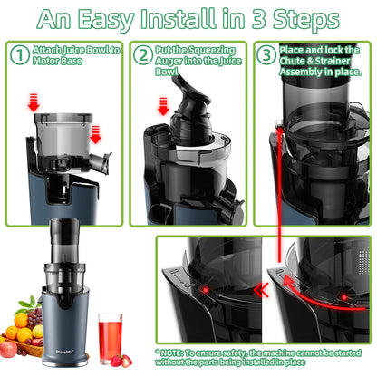 BioMix Cold Press Juicer 200W